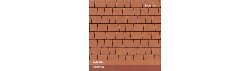 Поєднання кольорів плитки Авеню. Бурштин