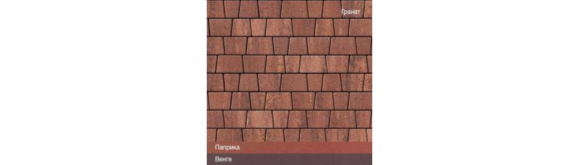 Поєднання кольорів плитки Авеню. Гранат