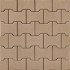 Тротуарная плитка ДВОЙНАЯ Т 60мм Персиковый | ЕКТА БУД - Строительные материалы в ассортименте, продаж и доставка