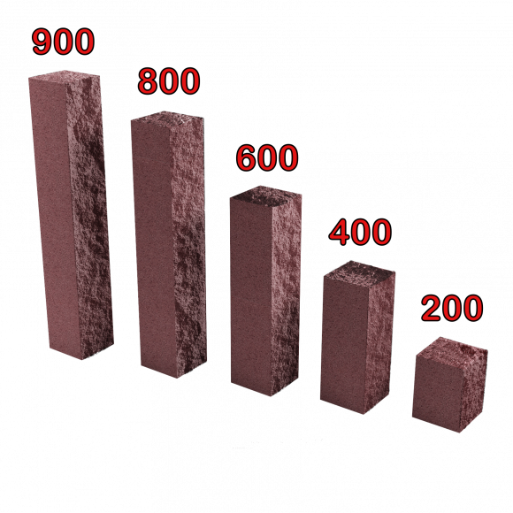 Стовпчик колотий 900мм Вишня