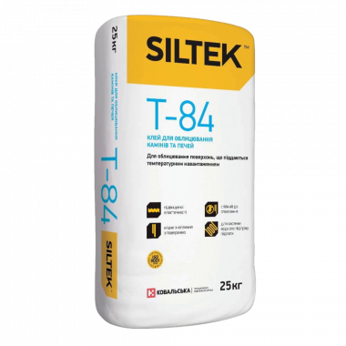 Siltek T-84 клей для облицовки каминов и печей